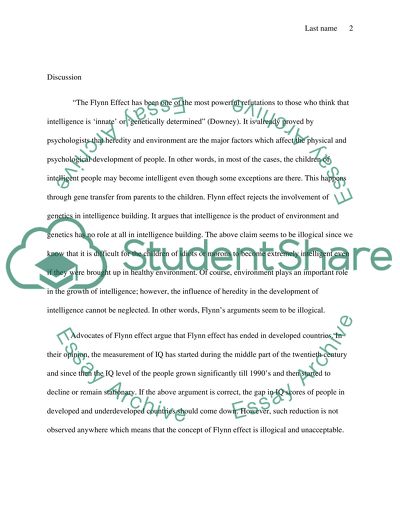 Flynn Effect Theory About IQ and Intelligence