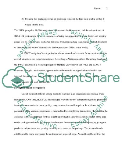 Business Environment for IKEA UK