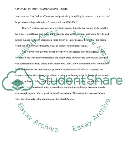 A Danger to Fourth Amendment Rights 302 WK3