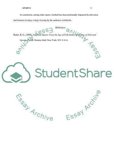 Football Is the Most Impacted Sports Genre by Television