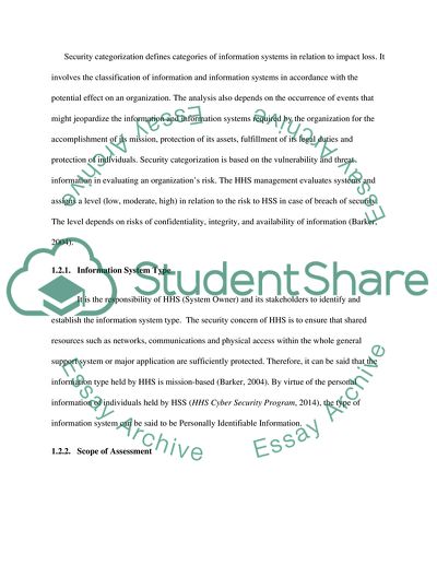 System Security for Department of Human and Health Services
