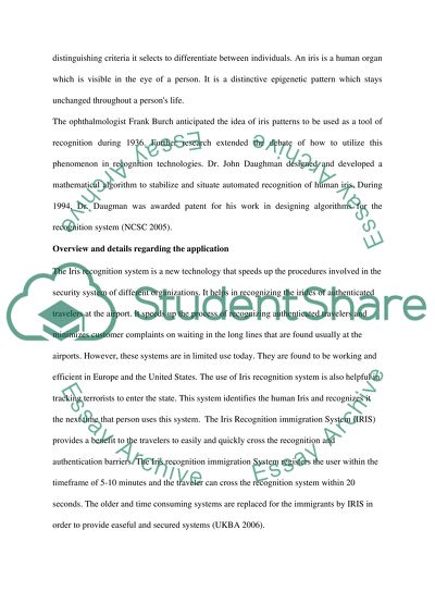 Iris Recognition System