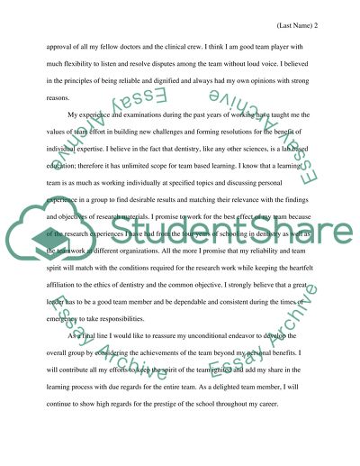 Managing Dentists Position