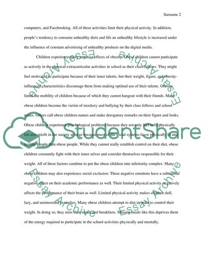 Causes and Effects of Obesity