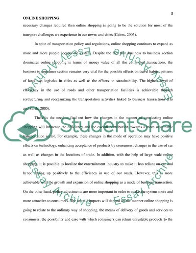 Transportation Policy for Online Shopping