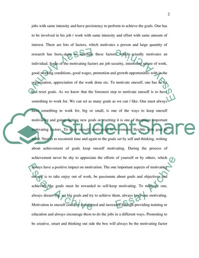 Motivation, Personality and Attitudes