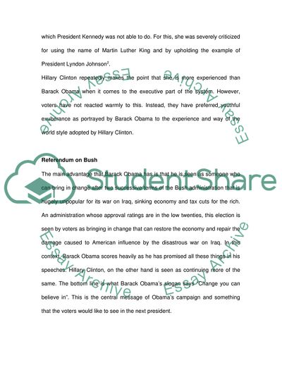 Why Did Barack Obama Win the 2008 Election