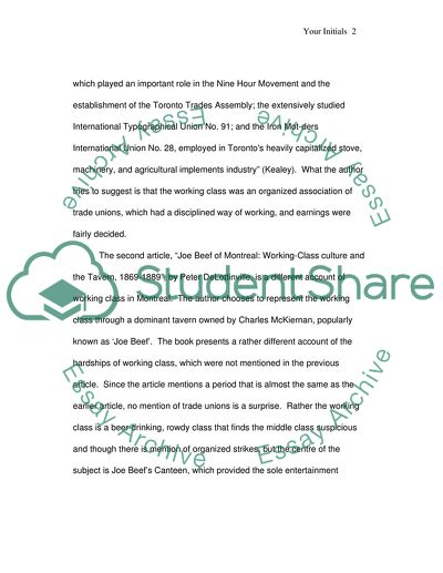 History of Canadian Labor