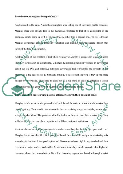 Murphy Brewery Ireland, Limited (case study)