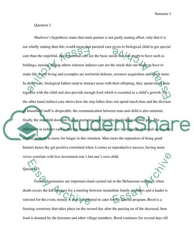 The Concept of Marlowes Hypothesis