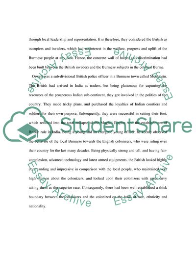 Burmese Days by George Orwell