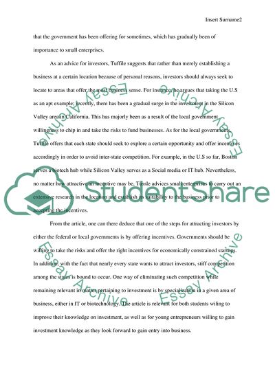 Making Sense of State Incentives for Small Firms