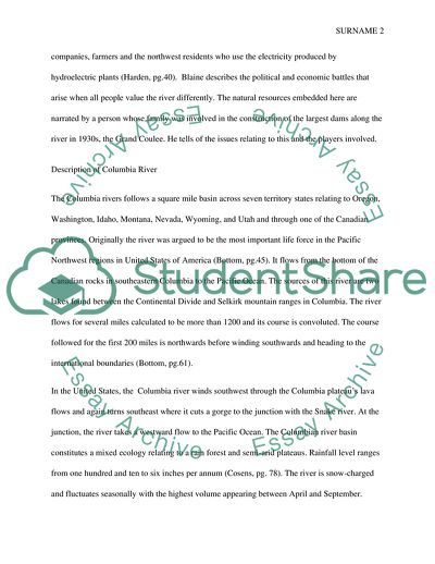 A River Lost: The Life and Death of the Columbia by Blaine Harden