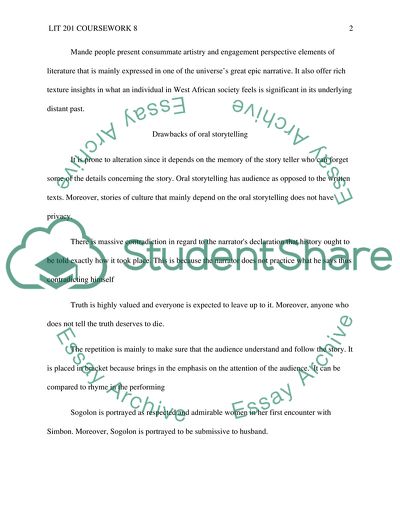 Drawbacks of Oral Storytelling