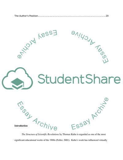 Thomas Kuhns Impact on Science Education: What Lessons Can be Learned by Matthews, M. R
