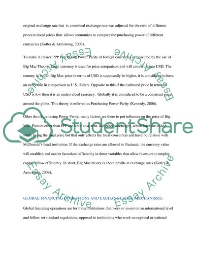 Big Mac Theory Issues