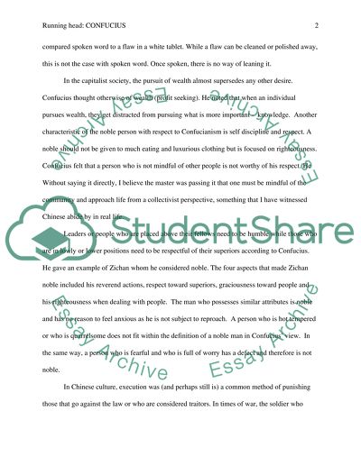 Persuasive Essay Examples High School Reading Response Confucius Term Paper Essays also Fifth Business Essay Reading Response Confucius Essay Example Topics And Well Written High School Years Essay