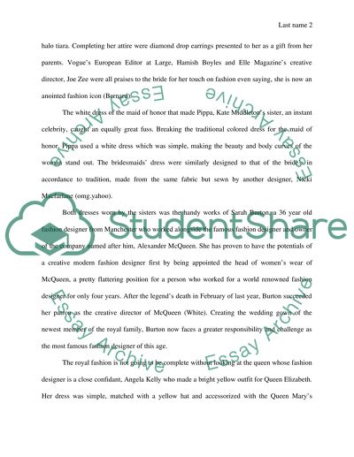 Fashion at the Royal Wedding