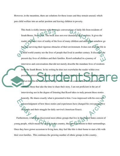 Analysis of American Grace