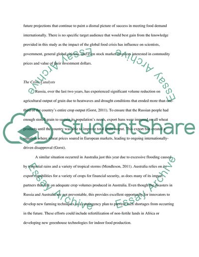 Multitudes of Variables Leading to Crisis Scenarios