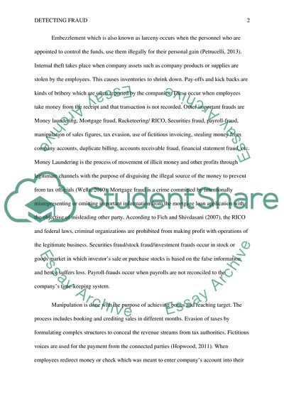 Tools Used for Examining Frauds