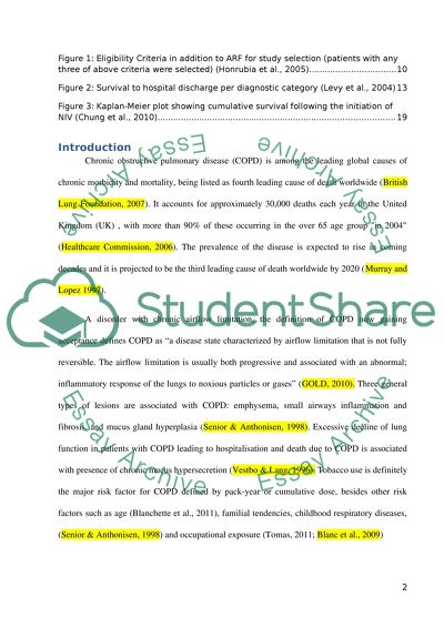Non-Invasive Ventilation