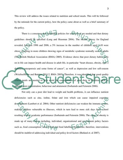 School Food Standards