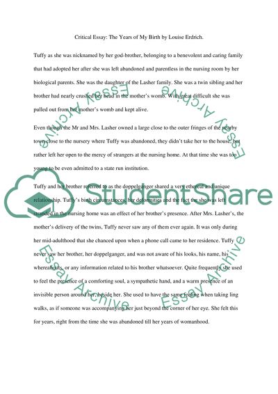 The Years of My Birth By Louise Erdrich