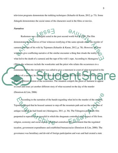 The Art of Making Jidaigeki Movies