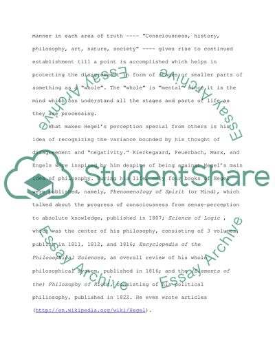 Hegels Moral View of the World