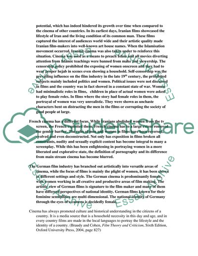 What is the Relationship between Womens Cinema and National Identity