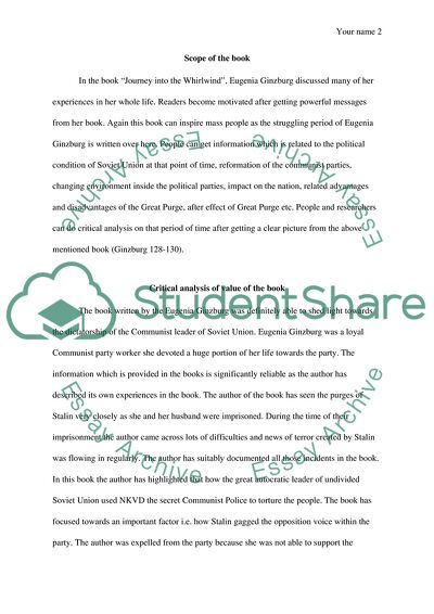 Political Repression Against Eugenia Ginzburg