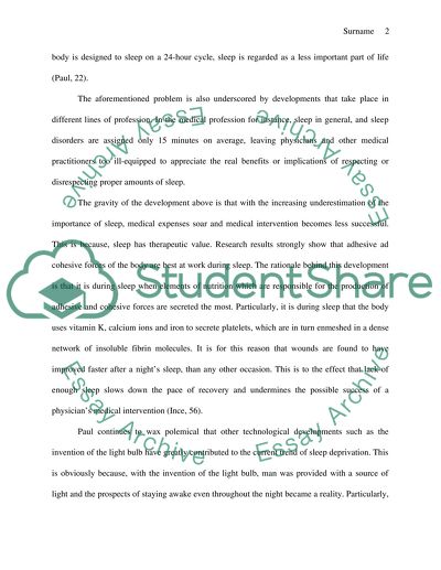 Sleep: Underrated in America