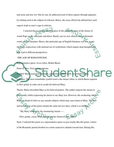 Progress of English Literature