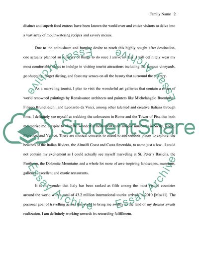 A Dream with Italian Flavor