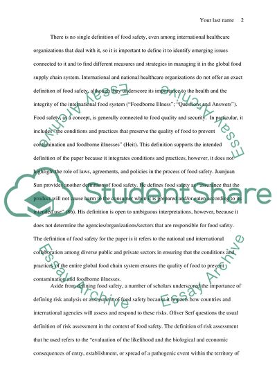 The Dangers of Food in the Global Village