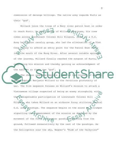 Microanalysis of Apocalypse Now by F.Coppola