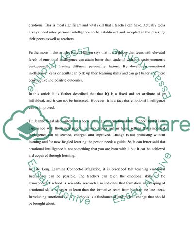 Helping teens grow emotionally