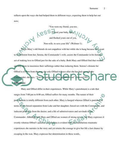 Comparative essay between two poems namely half picture