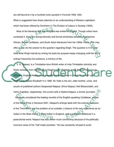 Postcolonial Literature: An examination