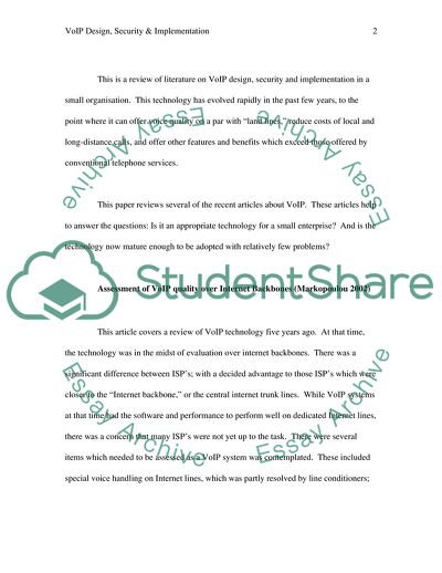 Voice over Internet Protocol, Security and Implementation