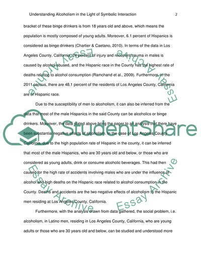 Alcoholism and Symbolic Interaction Theory