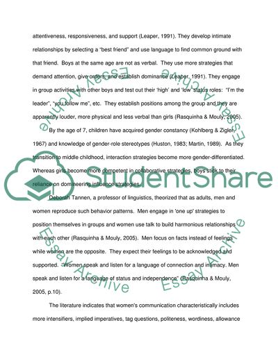 Understanding the Root of the Gender War in Communication