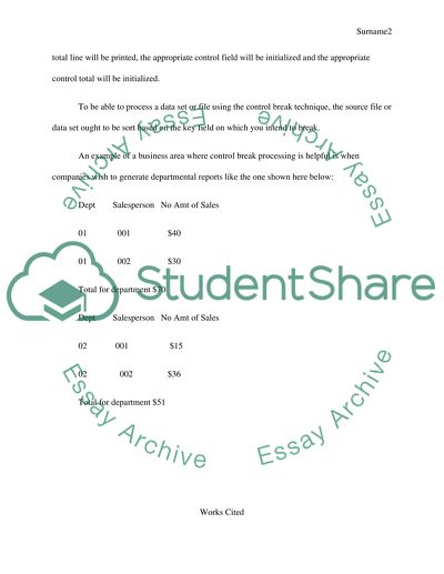 Business Systems Programming
