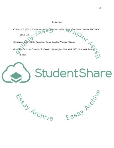 Everything flows by Vasily Grossman