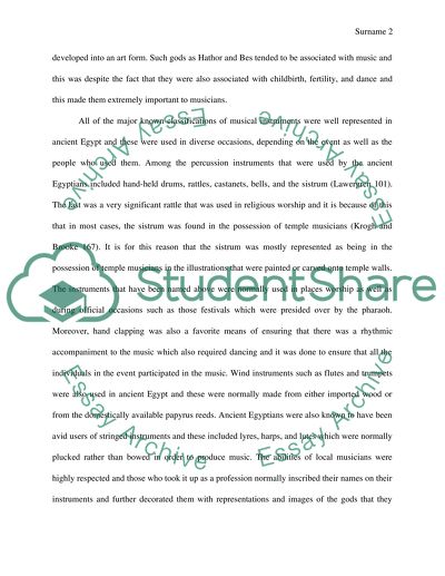 Ancient Egyptian Music