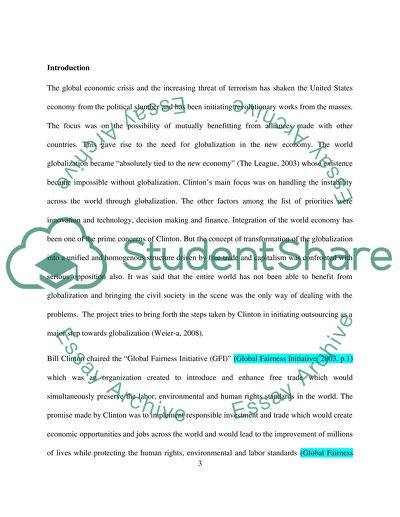 The Global Economic Crisis and the Increasing Threat of Terrorism in the United States Economy