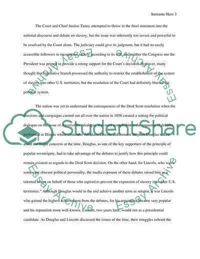 The Impact of the Dred Scott Decision on Slavery in U.S. Territories