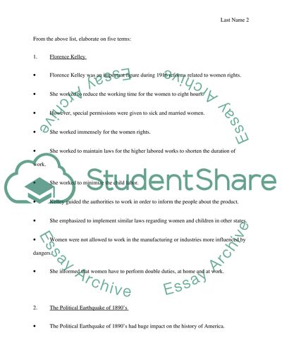 The Political Earthquake of 1890s