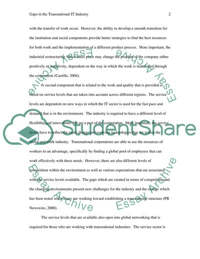 Transnational IT Operations